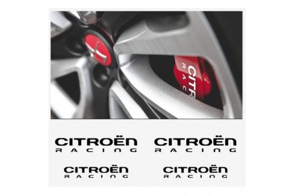 Citroen Racing DS3 DS4 naljepnica za kočiona kliješta - felge - retrovizor naljepnica - 4kom. set