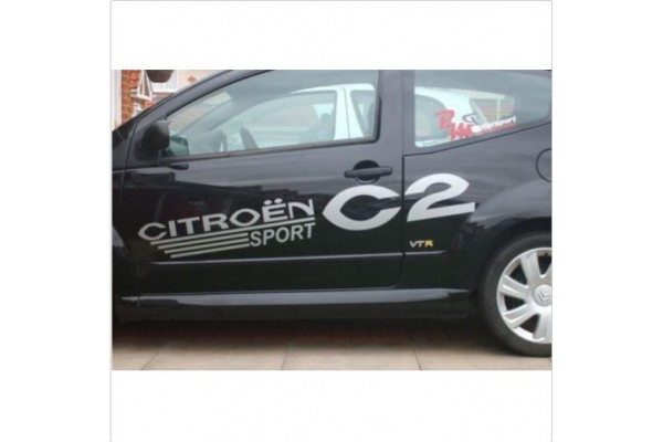 Citroen Sport C2 bočna naljepnica 120cm C1 C2 C3 C4 C5 C6