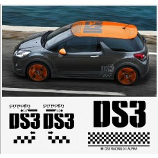 Citroen Sport DS3 krovna naljepnica bočna naljepnica set 5kom. set