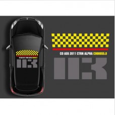 Citroen Sport DS3 krovna naljepnica set C1 C2 C3 C4 C5 C6