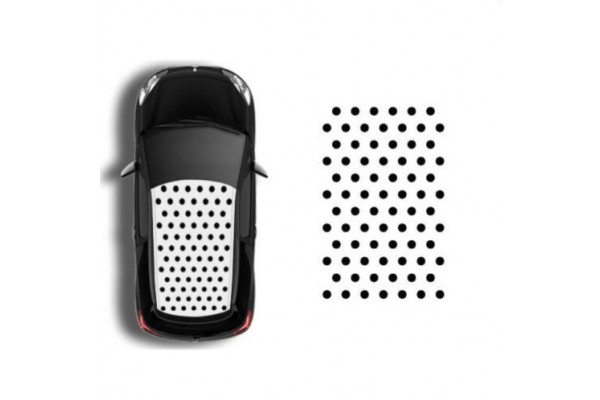 Citroen Sport DS3 krovna naljepnica set C1 C2 C3 C4 C5 C6 Polka Dot