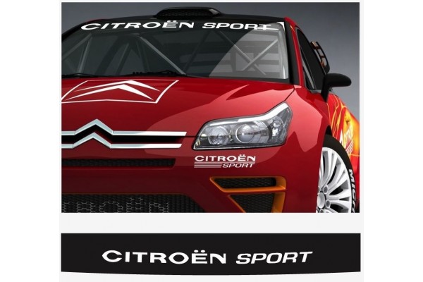 Citroen Sport vjetrobranska naljepnica 950mm / 1400mm