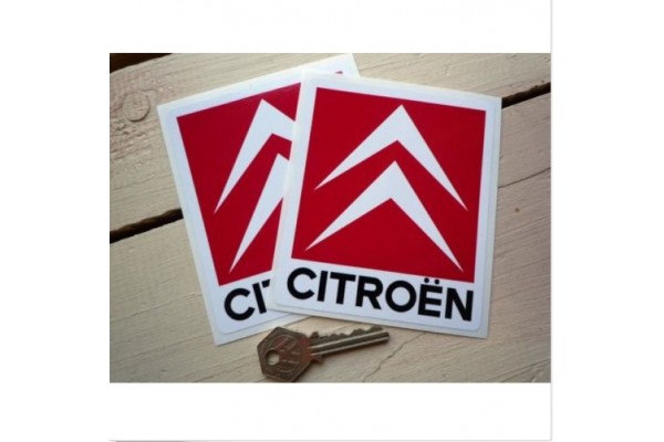 Citroen bočna naljepnica 10cm x 12cm 2kom.. set