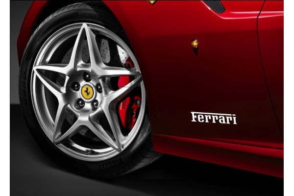 Ferrari bočna naljepnica 22cm x 5cm 2kom.