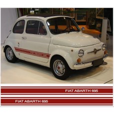 Fiat 500 ABARTH 695 bočna naljepnica 2kom.. set