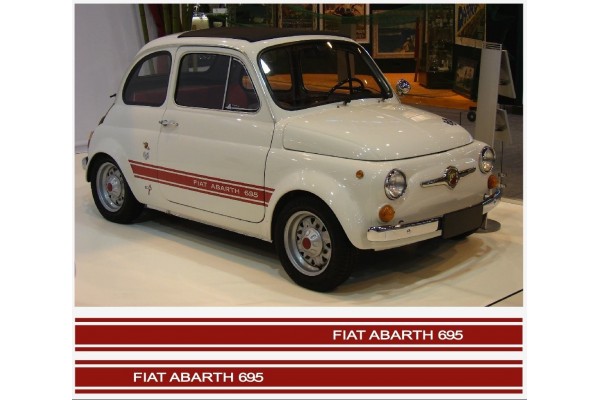 Fiat 500 ABARTH 695 bočna naljepnica 2kom.. set