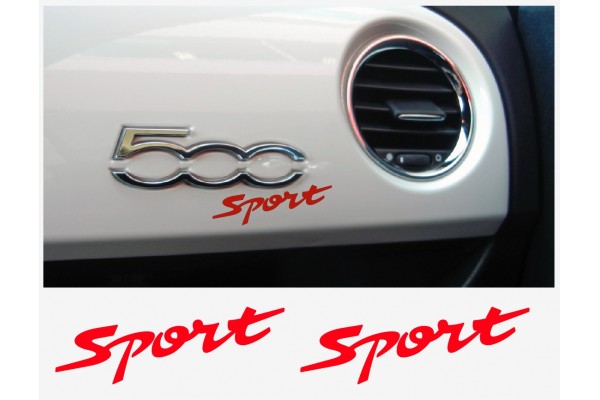 Fiat 500 ABARTH SPORT armaturna naljepnica 2kom.