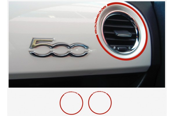 Fiat 500 ABARTH armaturna naljepnica 2kom.