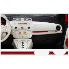 Fiat 500 ABARTH armaturna naljepnica 2kom.