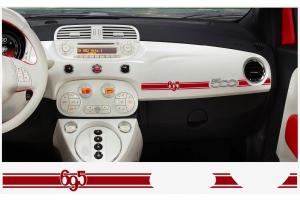 Fiat 500 ABARTH armaturna naljepnica 2kom. 695