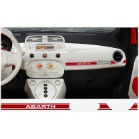 Fiat 500 ABARTH armaturna naljepnica 2kom. ABARTH