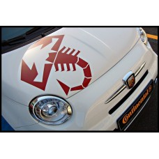 Fiat 500 Abarth bonnet naljepnica Skorpion