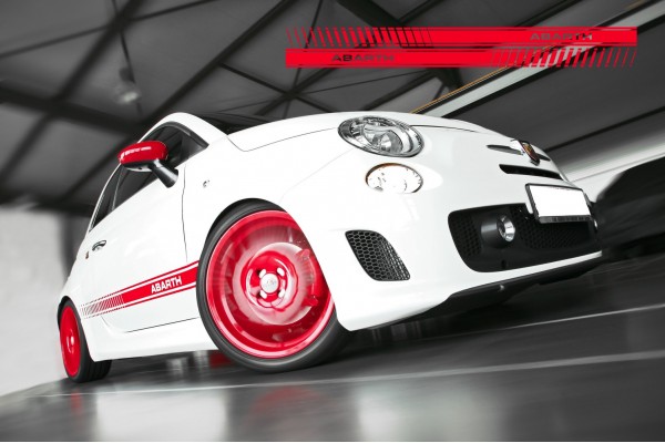 Fiat 500 Abarth bočna naljepnica 2kom.. set