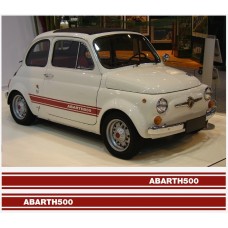 Fiat 500 Abarth bočna naljepnica 2kom.. set