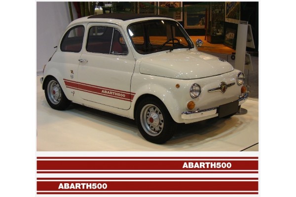 Fiat 500 Abarth bočna naljepnica 2kom.. set