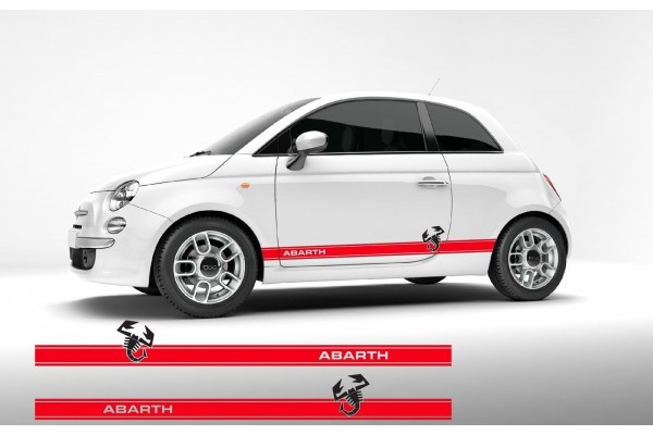 Fiat 500 Abarth bočna naljepnica set 2kom. 180cm