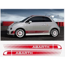 Fiat 500 Assetto Corsa bočna naljepnica Abarth 2kom. set