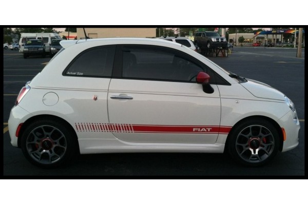 Fiat 500 bočna naljepnica 2kom. set