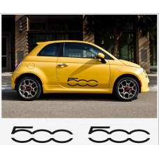 Fiat 500 bočna naljepnica - 2kom. set 80cm