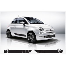 Fiat 500 bočna naljepnica kit with scorpion L+R