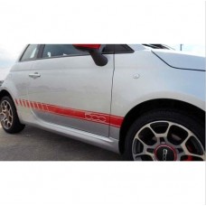 Fiat 500 bočna naljepnica set