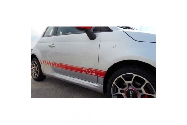 Fiat 500 bočna naljepnica set