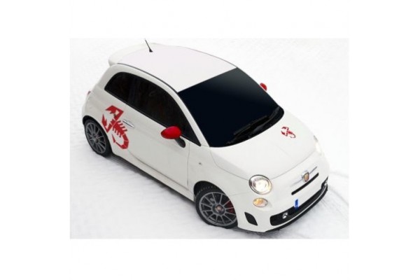 Fiat 500 bočna naljepnica set Abarth Scorpion Skorpion 4kom.