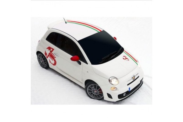 Fiat 500 bočna naljepnica set Abarth Scorpion Skorpion 7kom.