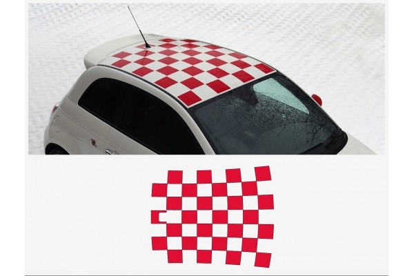 Fiat 500 krovna naljepnica Abarth