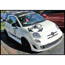 Fiat 500 naljepnica set Abarth Scorpion Skorpion 7kom. whole Set