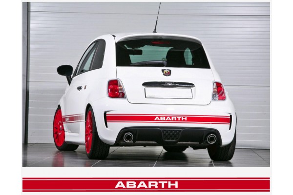 Fiat 500 rear stripe Abarth