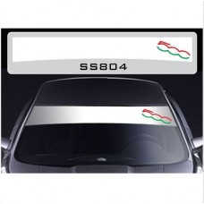 Fiat 500 vjetrobranska naljepnica