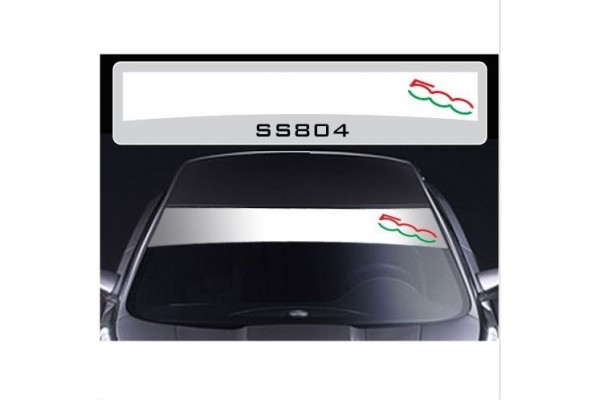 Fiat 500 vjetrobranska naljepnica