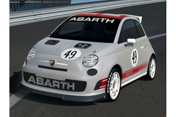 Fiat Abarth vjetrobranska naljepnica