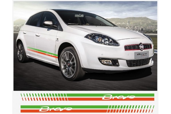 Fiat Bravo bočna naljepnica set V.1