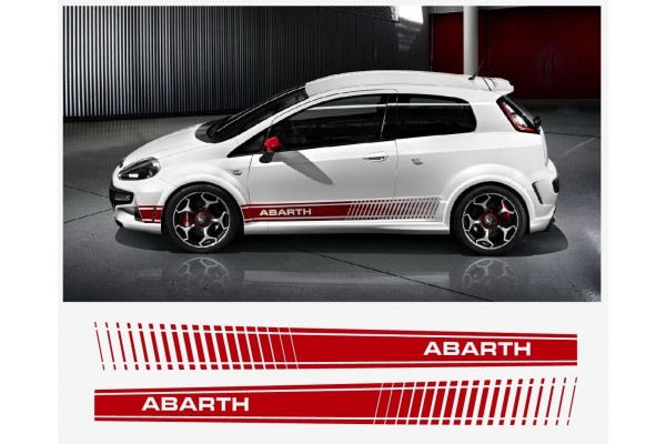 Fiat PUNTO ABARTH EVO Look bočna naljepnica Abarth 180cm 2kom.. set