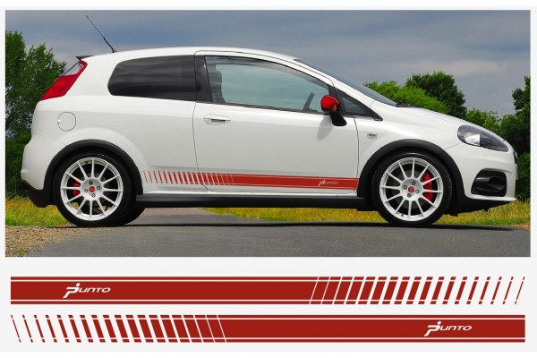 Fiat PUNTO im ABARTH EVO Look bočna naljepnica PUNTO 180cm 2kom.. set