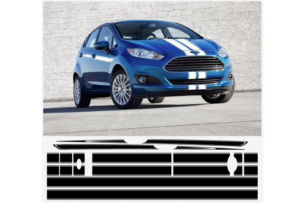 Ford Fiesta S1600 bočna naljepnica 6kom.. set 3-Doors