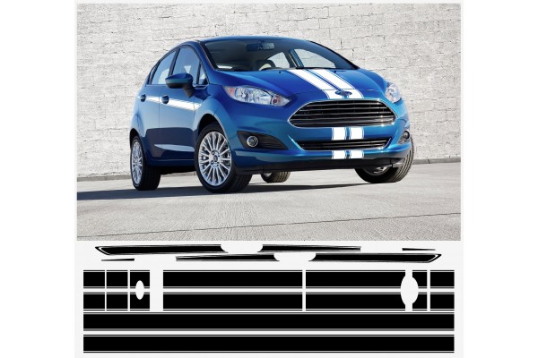 Ford Fiesta S1600 bočna naljepnica 6kom.. set 5-Doors