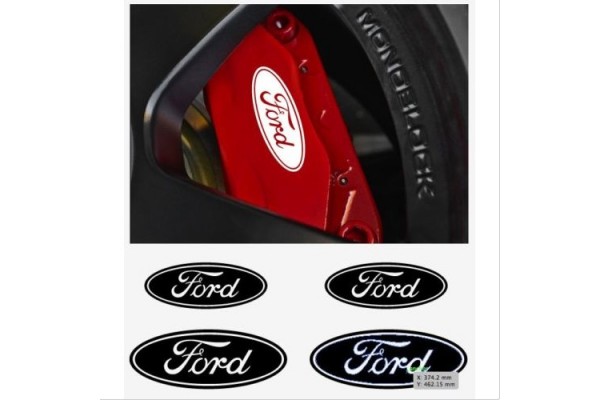 Ford naljepnica za kočiona kliješta - felge - retrovizor naljepnica - 4kom. set