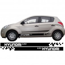 Hyundai i20 bočna set naljepnica