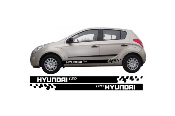 Hyundai i20 bočna set naljepnica