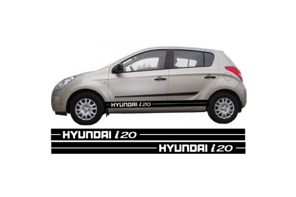 Hyundai i20 bočna set naljepnica