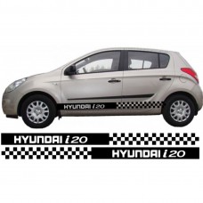 Hyundai i20 bočna set naljepnica