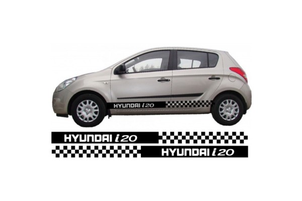 Hyundai i20 bočna set naljepnica