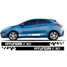 Hyundai i30 bočna set naljepnica