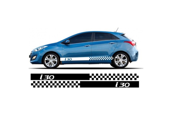 Hyundai i30 bočna set naljepnica