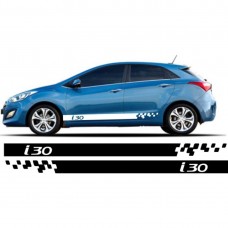 Hyundai i30 bočna set naljepnica