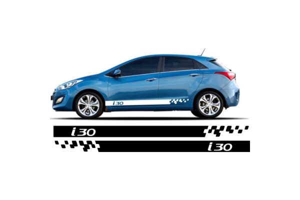 Hyundai i30 bočna set naljepnica