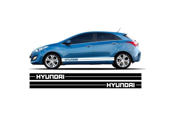 Hyundai i30 bočna set naljepnica